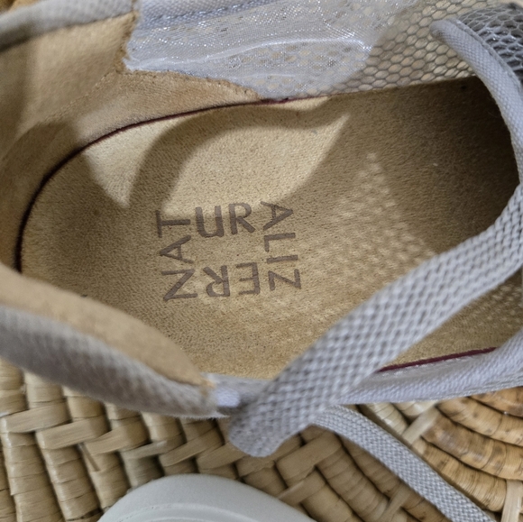 Naturalizer Tanner Taupe Tan Mesh Sneakers 11 - Picture 5 of 8